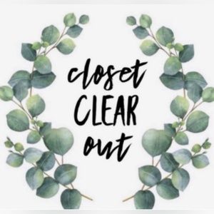 CLOSET CLEAR OUT SALE